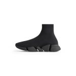 Men’s Speed 2.0 Monocolor Recycled Knit Sneaker in Black - Image 4